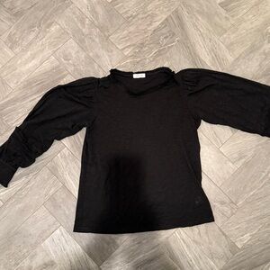 Goldie Black Long Sleeve Women's Top